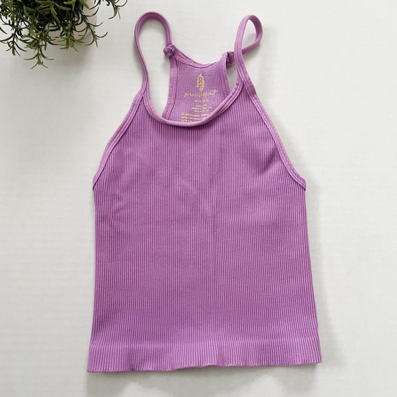 Free People Tops - Free People Movement Ribbed Racerback Tank in Purple